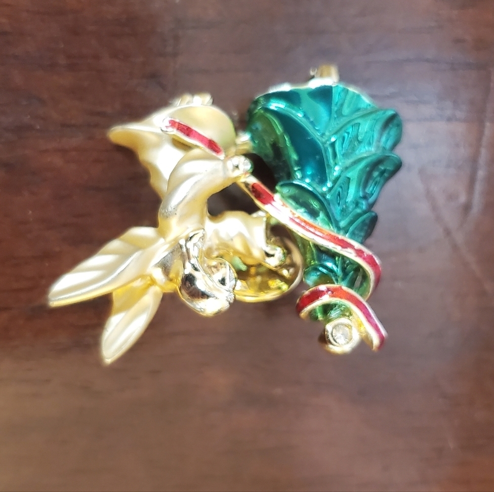 Vintage 1990s Gigi Giusti Angel Pin *SIGNED* - Picture 4 of 7
